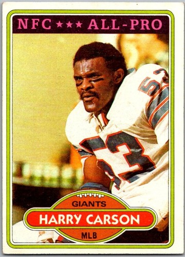 1980 Topps #135 Harry Carson AP