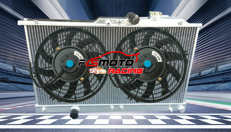 High-Performance Aluminum Radiator & Fan for Mitsubishi Eclipse GT 3.0L V6 2000-2005 MT