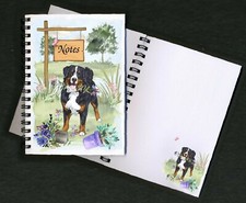 Bernese Mountain Dog Notebook/Notepad + small image on each page by Starprint