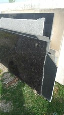 Lastre di marmo nero Africa lucido a due centimetri euro 650 la tonnellata 
