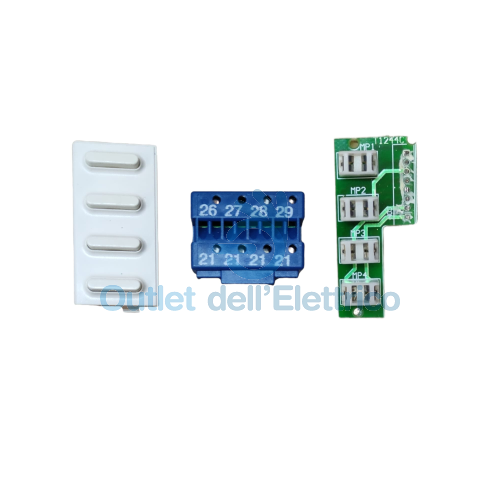 BTICINO PIVOT 337512 BLOCCHETTO 4 PULSANTI AGGIUNTIVI