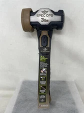 Spec Ops Tools 3lb Drilling Hammer - Fiberglass Handle & Soft Mallet Cap