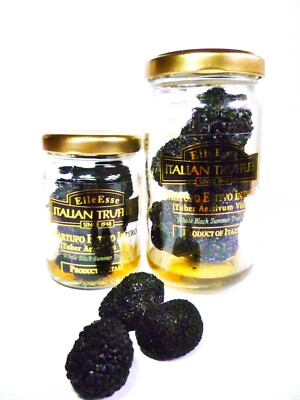 Trüffel schwarze Scorzone Sommertrüffel Tuber aestivum Italien 18g Elle Esse 