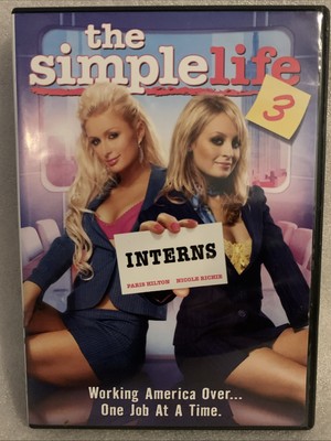The Simple Life 3: Interns (DVD, 2005) Full Frame Paris Hilton Nicole Richie