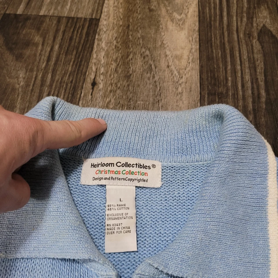De Colección Reliquia Coleccionables Cárdigan Mujer L Navidad Abuela Tejido Suéter Chaleco Foto 2 de 4