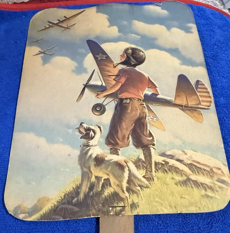 G. R. Scott And Company Advertising Cardboard Fan Knoxville Tn Tennessee 1940’s