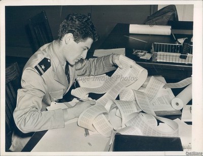 1944 New York Bureau Ensign Enchard Block Coding Historic Vintage Photo 6x8