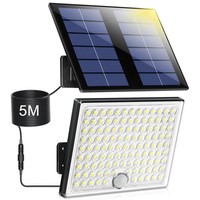 Solarlampen AußEn Bewegungsmelder LED Strahler IP65 Wasserdicht Garten 1 StüCk