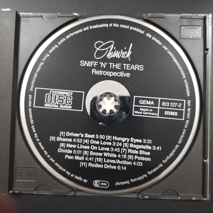 SNIFF 'N' THE TEARS Retrospective WGER VG/EX(CD) - Bild 3 von 4