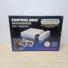 Rare Nintendo NES Console Control Deck Boxed Super Mario mario 2 & game, paper 