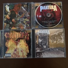 Pantera Cd Collection Set Of 3 Vulgar Hit Dimebag Cowboys From Hell Reinventing