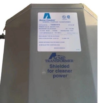 Acme Electric T2536151s Transformer 7.5 KVA 1 Phase