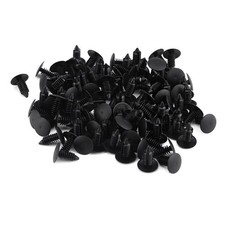 100Pcs Car Door Trim Bumper Rivets Clip Screws Push Fastener Retainer Clips✈