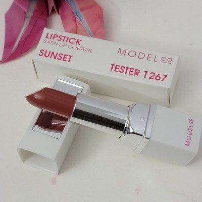 Model Co Lipstick  with mirror Satin Lip Couture Full Size SUNSET