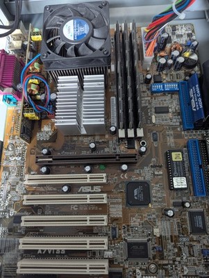 PC Retro Bundle - ASUS A7V133 - AMD Athlon 1200MHz - 384MB SDRAM - Promise RAID