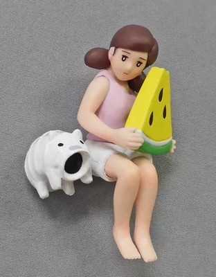 Summer Fuchiko Veranda Trading Figure, Angel Summer Vacation, Collectible