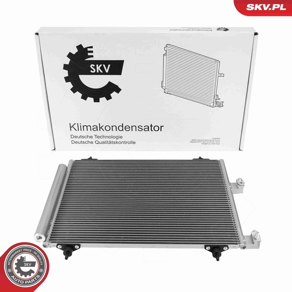 Esen SKV Kondensator Klimaanlage Aluminium Mit Trockner FüR CitroëN C8 2.0-image