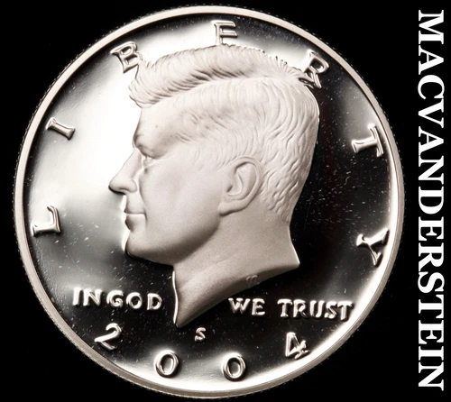 2004-S Kennedy Half Dollar- Silver Choice Gem Proof Luster #i3750