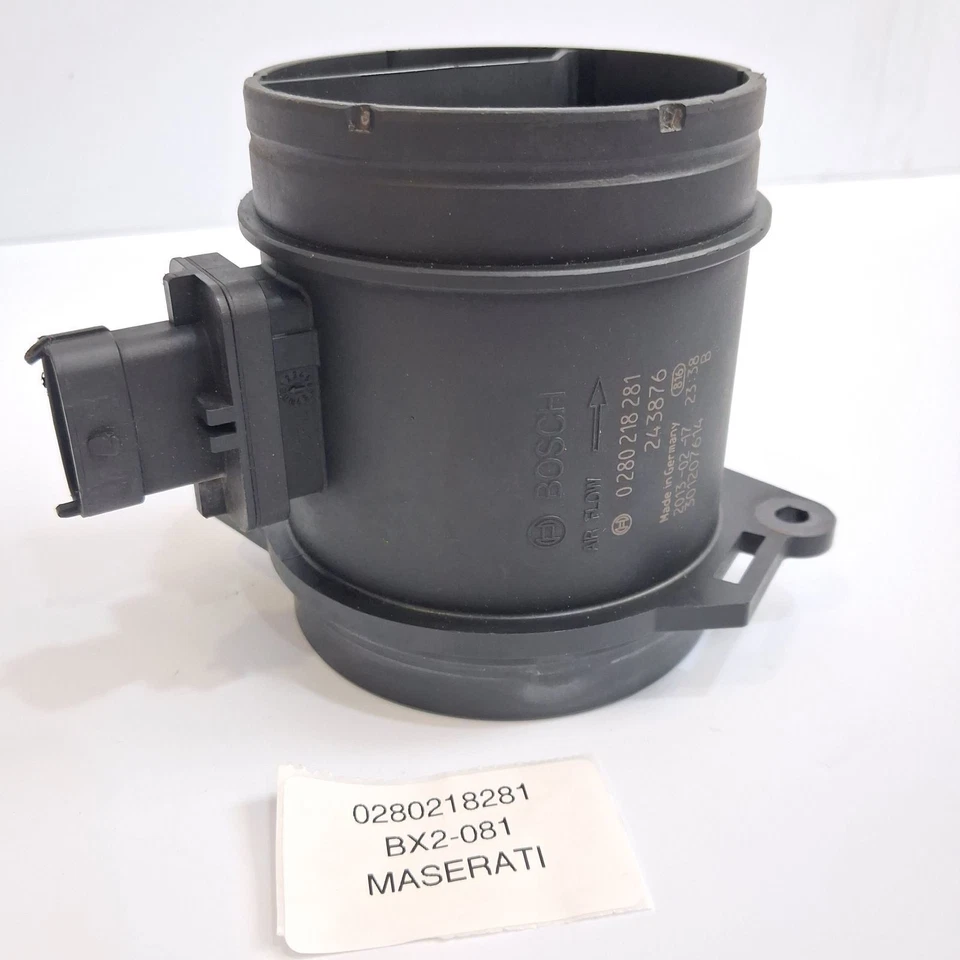 2014 Maserati Quattroporte Mass Air Flow Sensor 0280218281 - Image 3 of 4