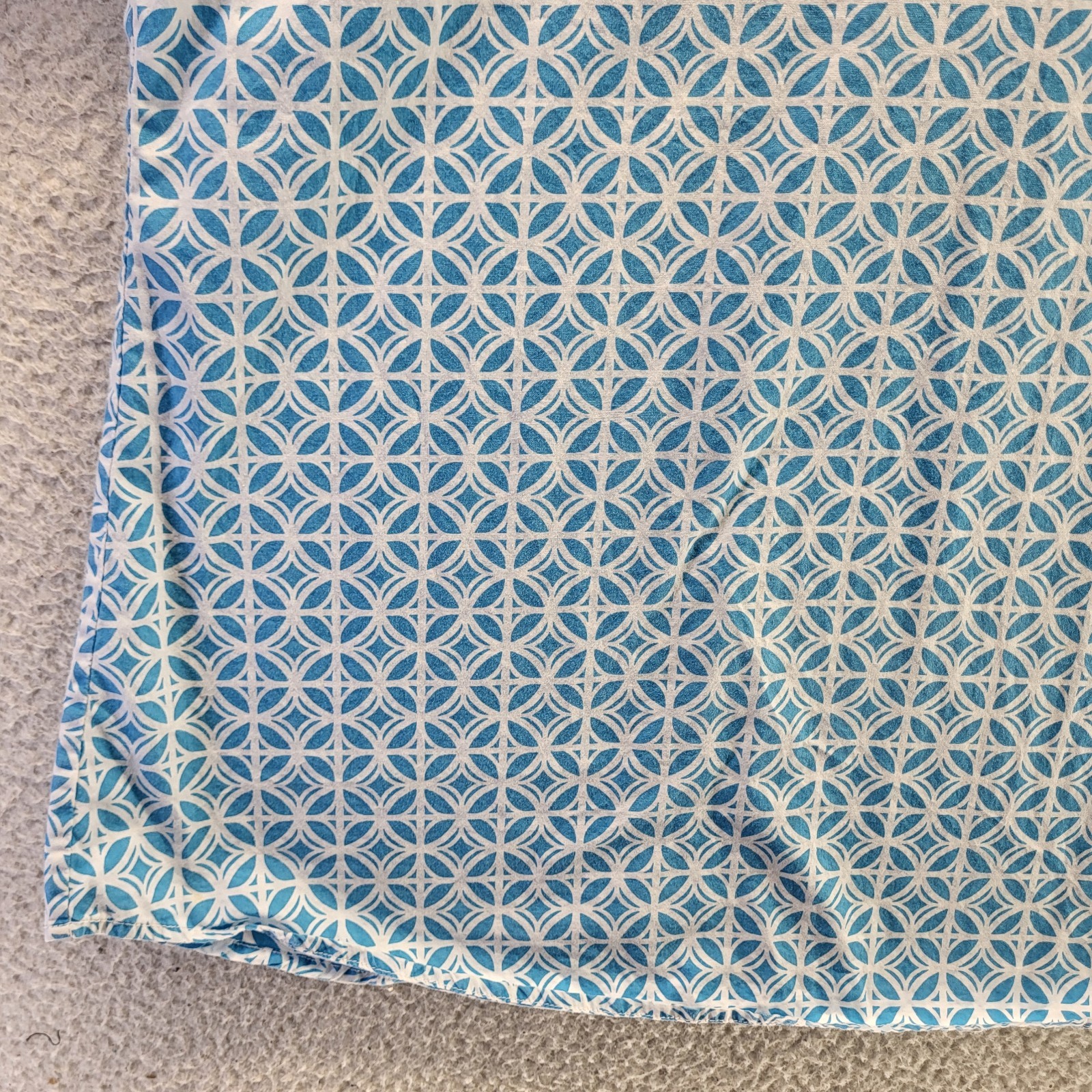 Pendleton Blouse Womens Large Blue Geometric Pull… - image 7