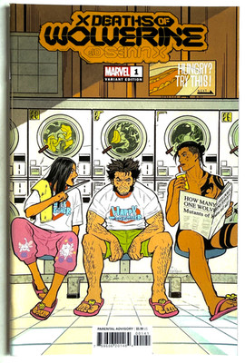 X DEATHS OF WOLVERINE #1 RICKIE YAGAWA ANIME STYLE 1:25 VARIANT 1ST PRNT 2025 NM