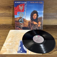 Robert Plant Now And Zen Vinyl LP Record A190863 ES Paranza Records 1988 VG+