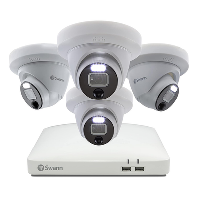 Swann Enforcer Security System 4台カメラ Swann Enforcer 4 Camera 8 Channel 4K UHD 2TB DVR Security System