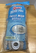 Quickie Home Pro Twist Mop Refill #035 Cotton Yarn Scrubber NOS 2006