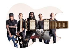 Sevendust Signed Autographed Custom Photo Graphics Guitar ACOA ACOA