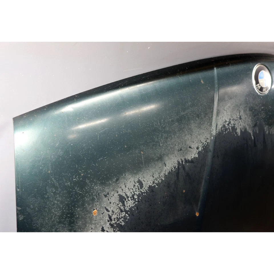 BMW E34 1991-1995 serie 5 rejilla estrecha capó delantero panel isla verde OE Foto 3 de 4
