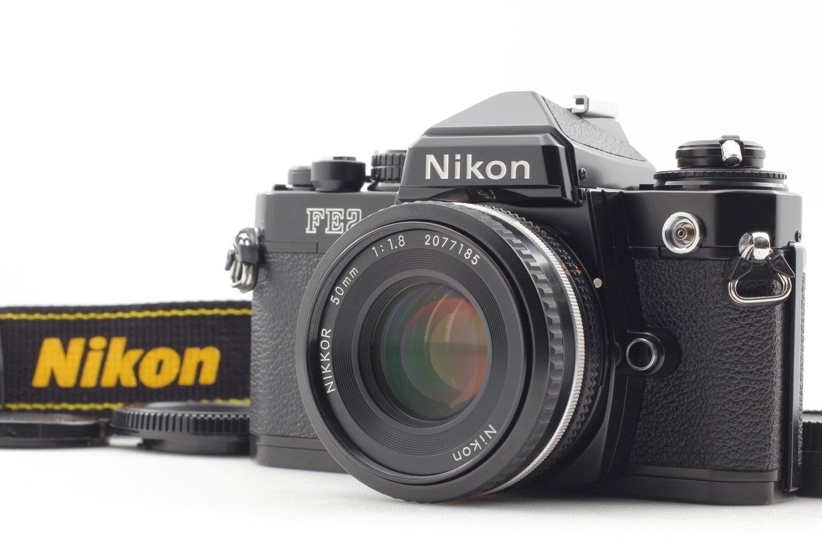 MINT] Nikon FE2 Black SLR 35mm Film Camera Ai-s Ais 50mm f/1.8