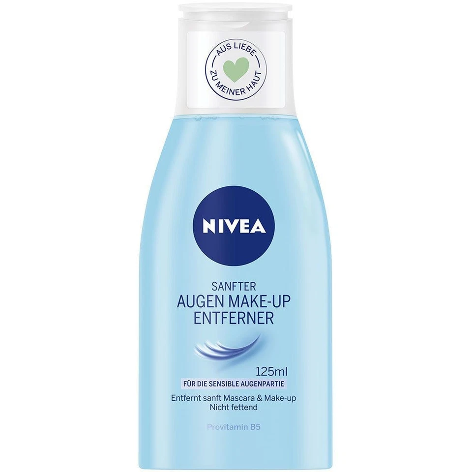 NIVEA Sanfter Augen Make-Up Entferner, entfernt Mascara und Make-Up 6 x 125 ml - Bild 3 von 4