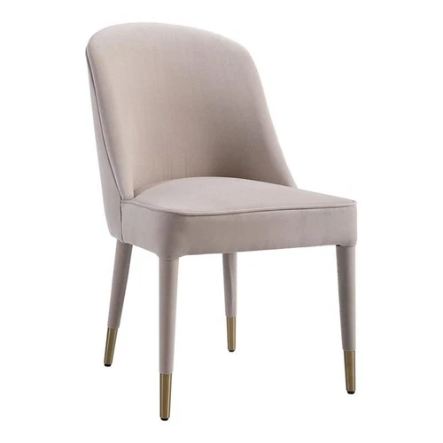 Uttermost Brie 19" Fabric Armless Dining Chairs in Champagne Beige (Set of 2) - Picture 1 of 7