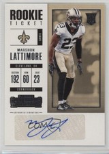 2017 Panini Contenders Rookie Ticket Marshon Lattimore #110 Auto 09if