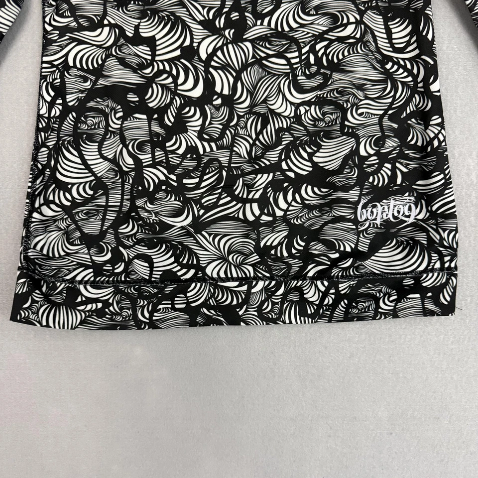 Camisa Burton Mujer Grande Negra Blanca Dryride Capa Base Manga Larga Térmica Foto 4 de 4