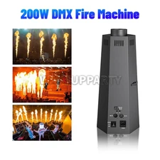 PAIDUN 200W Fire Machine Flame Thrower DMX Stage Effect 1-3M/3.2-9.8FT Sprayer