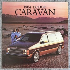 DODGE Caravan LF Canadian Car Sales Brochure For 1984  DCW-84-E