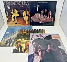 British Soul Funk Disco 1970's 5 LP Lot - Linx Spinners Crusaders Graham Central