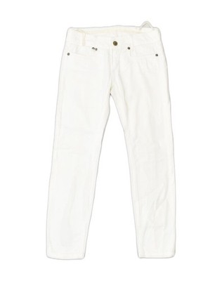 DONDUP Womens Tapered Jeans W27 L29 White Cotton XP22