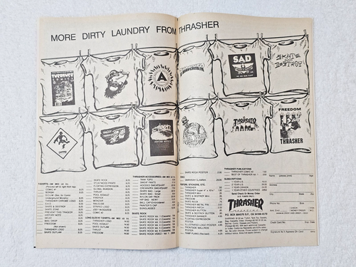 Vintage 1988 Thrasher Comics No. 2 Skateboarding Skate Art Zine Stories Gutter - Picture 6 of 7