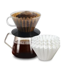 Kalita Wave 185 Coffee Filters 100Ct Disposable Basket Paper 2-5 Cup Pour Over