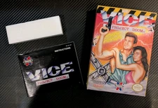 Vice: Project Doom (Nintendo Entertainment System, NES) Box And Manual  *NO GAME