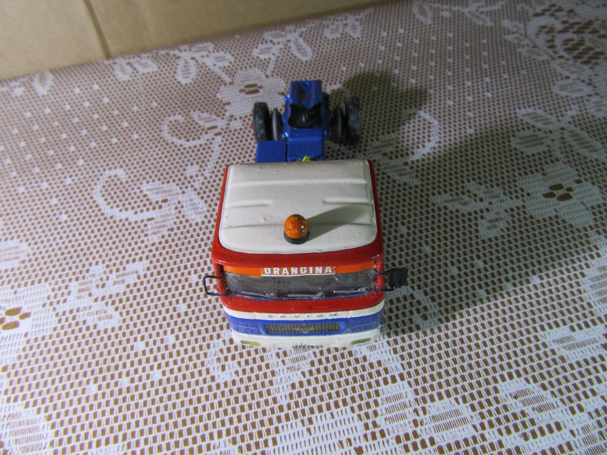 Camion Saviem SM 300 Orangina – Miniature Solido 1/50 – Pièce Artisanale
