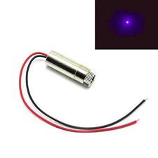 405nm 50mW Violett/Blauer Punkt Fokussierbares Laserdiodenmodul Treiber 3-5V