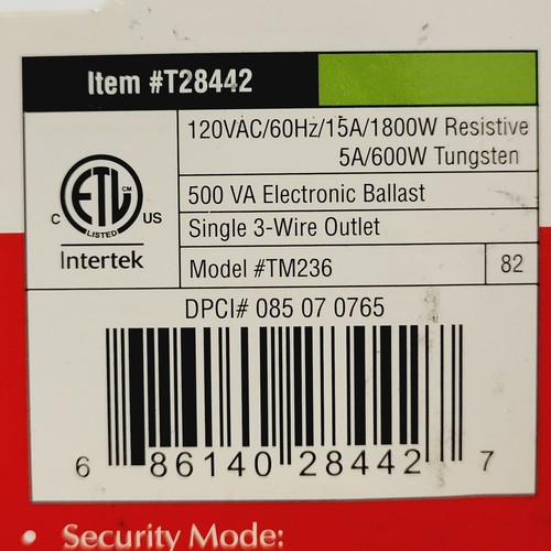 NEW Westinghouse Indoor Digital Timer Weekly 8 Programmable Settings TM236 - Picture 5 of 6