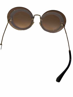 Miu Miu Sunglasses Women Light Havana Round MU 08RS 7S04P0 Miu Miu | Accessories | Miu Miu Sunglasses Women Light  main image 4
