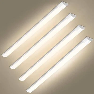 WOWSPEED PACK DE 4 LED 90 cm Lámpara de bañera Lámpara de techo Lámpara de habitación húmeda Taller Tubo