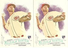 2 CARD BASEBALL CARD LOT OF CALEB COTHAM 470