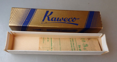 Kaweco  NUR Schachtel für Füllfederhalter mit Garantieschein um 1938 (93907)