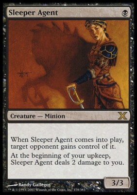 Sleeper Agent ~ Zehnte Ausgabe [ausgezeichnet] [Magic MTG]